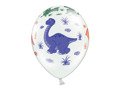 Balony lateksowe Dinozaury - 30 cm - 6 szt.