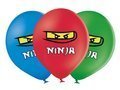 Balony z nadrukiem Ninja - 37 cm - 50 szt.