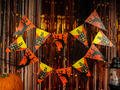 Baner flagi halloweenowy Nawiedzony Dom - 500 cm - 1 szt.