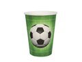 Kubeczki urodzinowe piłkarskie Soccer - 250 ml - 10 szt.